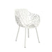Fast Forest Fauteuil repas avec accoudoirs White 1