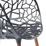 Fast Forest Iroko Fauteuil repas avec accoudoirs 