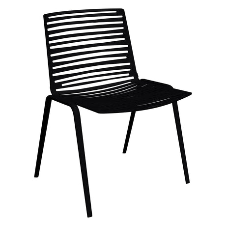 Fast Zebra Chaise repas Black 2