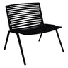 Fast Zebra Fauteuil lounge sans accoudoirs Black 2