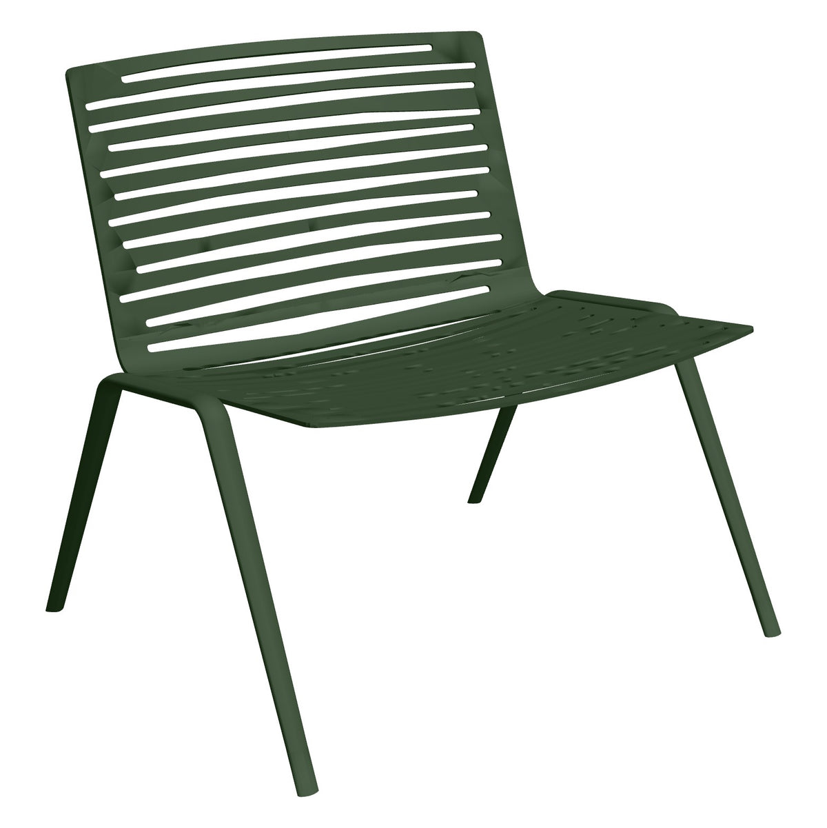 Fast Zebra Fauteuil lounge sans accoudoirs Bottle Green 31