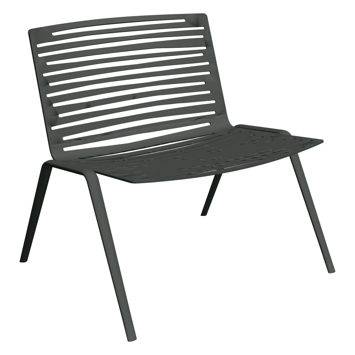 Fast Zebra Fauteuil lounge sans accoudoirs Metallic Grey 9