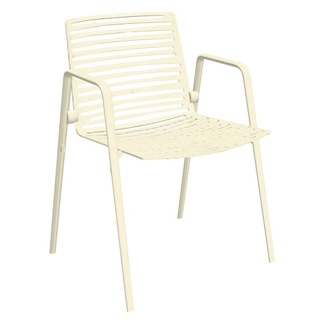 Fast Zebra Fauteuil repas Butter White 27
