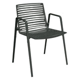Fast Zebra Fauteuil repas Metallic Grey 9