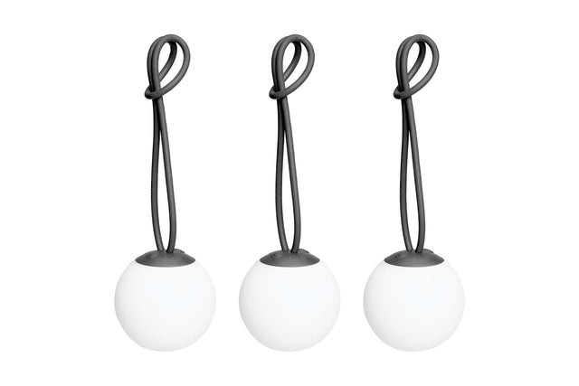 Fatboy Bolleke Mini Set 3 Lampes sans fil LED Outdoor Anthracite 