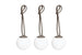 Fatboy Bolleke Mini Set 3 Lampes sans fil LED Outdoor Taupe 