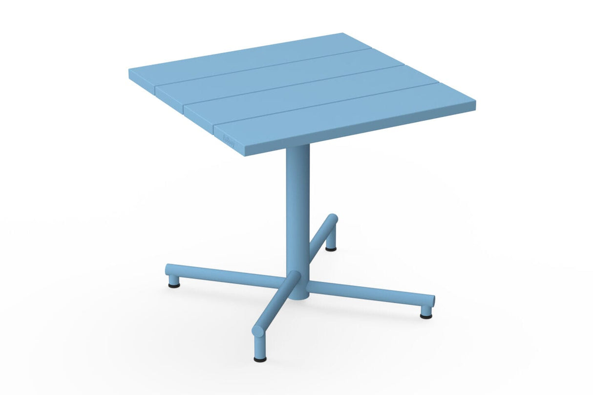 Fatboy Fred's Table repas 80x80cm Outdoor Wave blue 