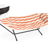 Fatboy Headdemock Superb Deluxe Hamac Outdoor avec structure, têtière et housse de protection Stripe Orange Creme Olefin (délai de livraison: fin novembre) 