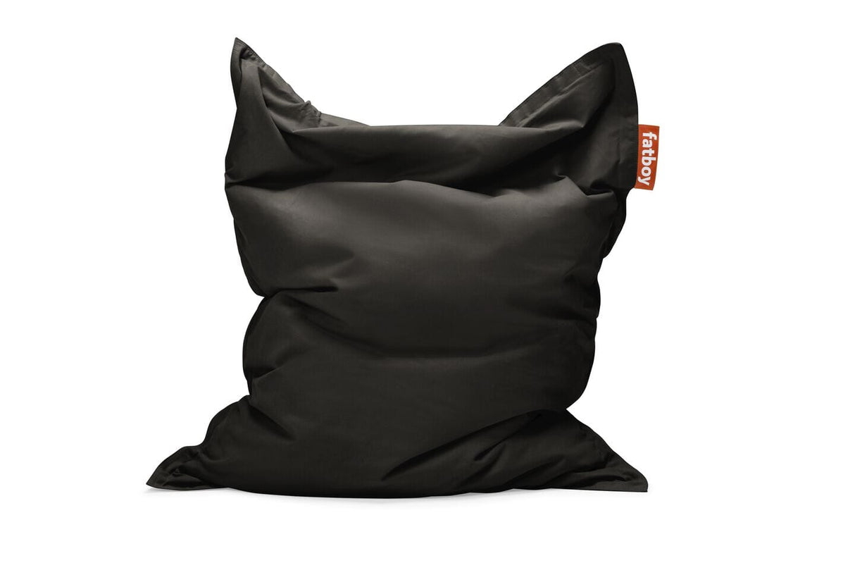 Fatboy Original Canvas Recycled Pouf Sac Indoor Black Licorice Canvas Recycled 