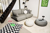 Fatboy Original Slim Teddy Chess Pouf Sac Indoor Polyester polaire très doux 