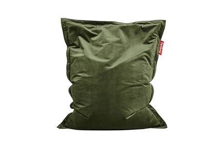 Fatboy Original Slim Velvet Pouf Sac Indoor Polyester effet velour Recycled Deep Green 