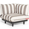 Fatboy Paletti Corner Seat avec coussins laminés Stripe Cacao Olefin 