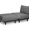 Fatboy Paletti Daybed avec coussins laminés Rock Grey Olefin 
