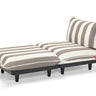 Fatboy Paletti Daybed avec coussins laminés Stripe Cacao Olefin 