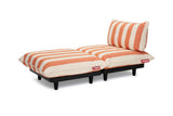 Fatboy Paletti Daybed avec coussins laminés Stripe Orange Creme Olefin (livrable dès mi-aout 2026) 