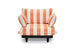 Fatboy Paletti Lounge Chair Fauteuil Club avec coussins laminés Stripe Orange Creme Olefin (livrable dès mi-aout 2026) 