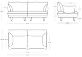 Fatboy Paletti Royal Lounge Sofa Canapé 2 places 