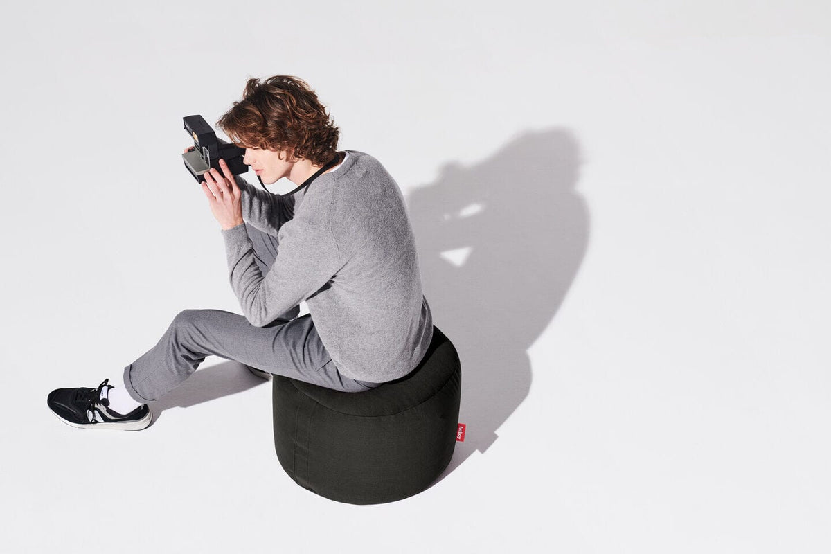 Fatboy Point Canvas Recycled Pouf rond Ø 50cm Indoor 