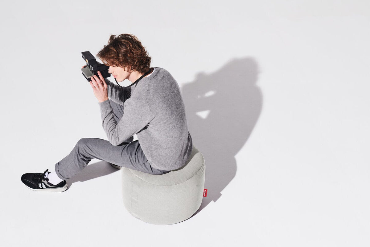 Fatboy Point Canvas Recycled Pouf rond Ø 50cm Indoor 