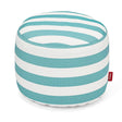 Fatboy Point Outdoor Pouf rond Ø 50cm Outdoor Sunbrella Olefin Stripe azur olefin 