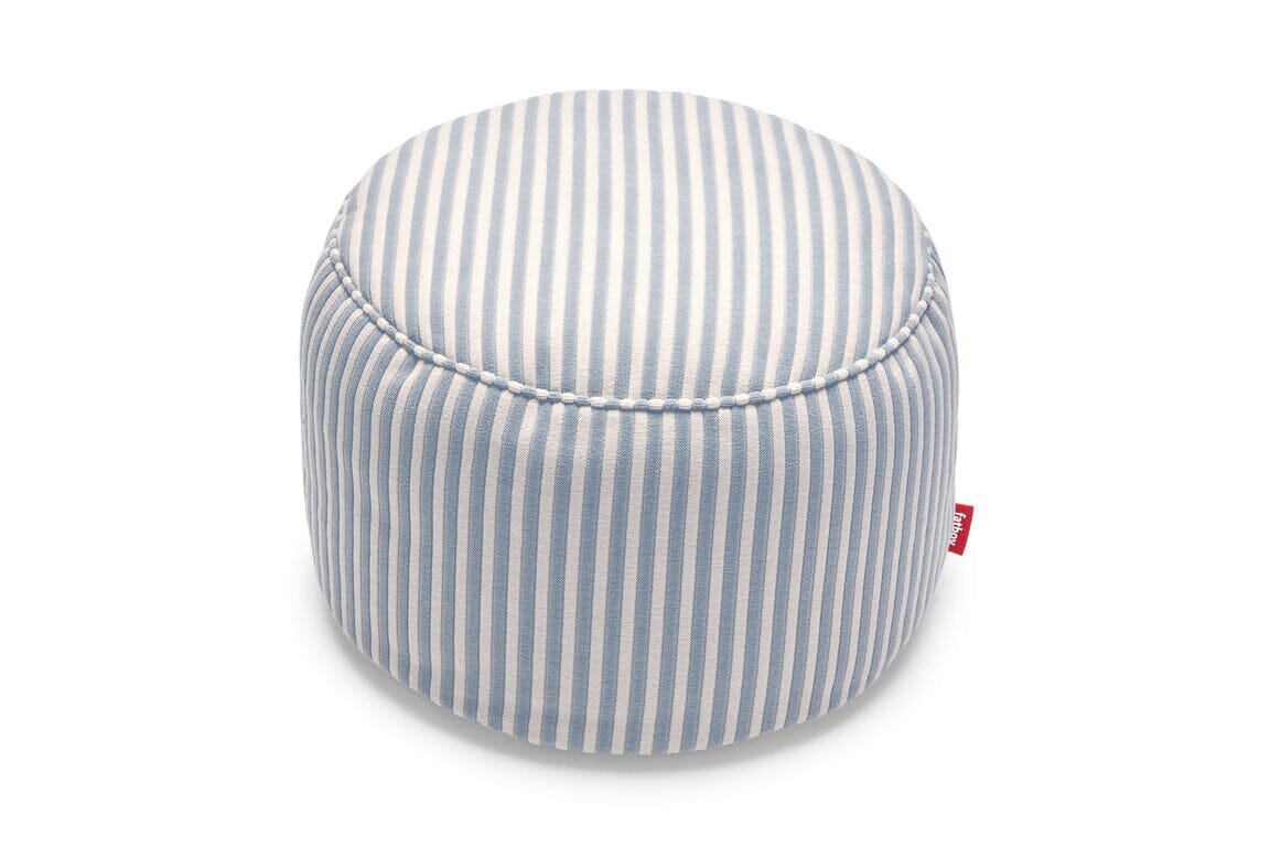 Fatboy Point Terry Pouf Sac Indoor Eponge Blizzard blue creme 