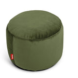 Fatboy Point Velvet Pouf rond Ø50cm Indoor Polyester effet velours Recycled Deep Green 