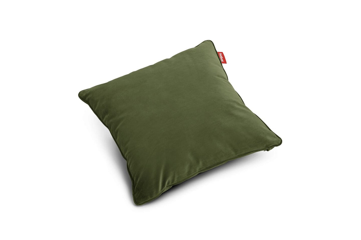 Fatboy Square Pillow Velvet Coussin déco Indoor 50x50cm Deep Green 