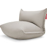 Fatboy The BonBaron Outdoor Pouf avec Dossier Outdoor Grey Taupe Olefin 