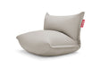Fatboy The BonBaron Outdoor Pouf avec Dossier Outdoor Grey Taupe Olefin 