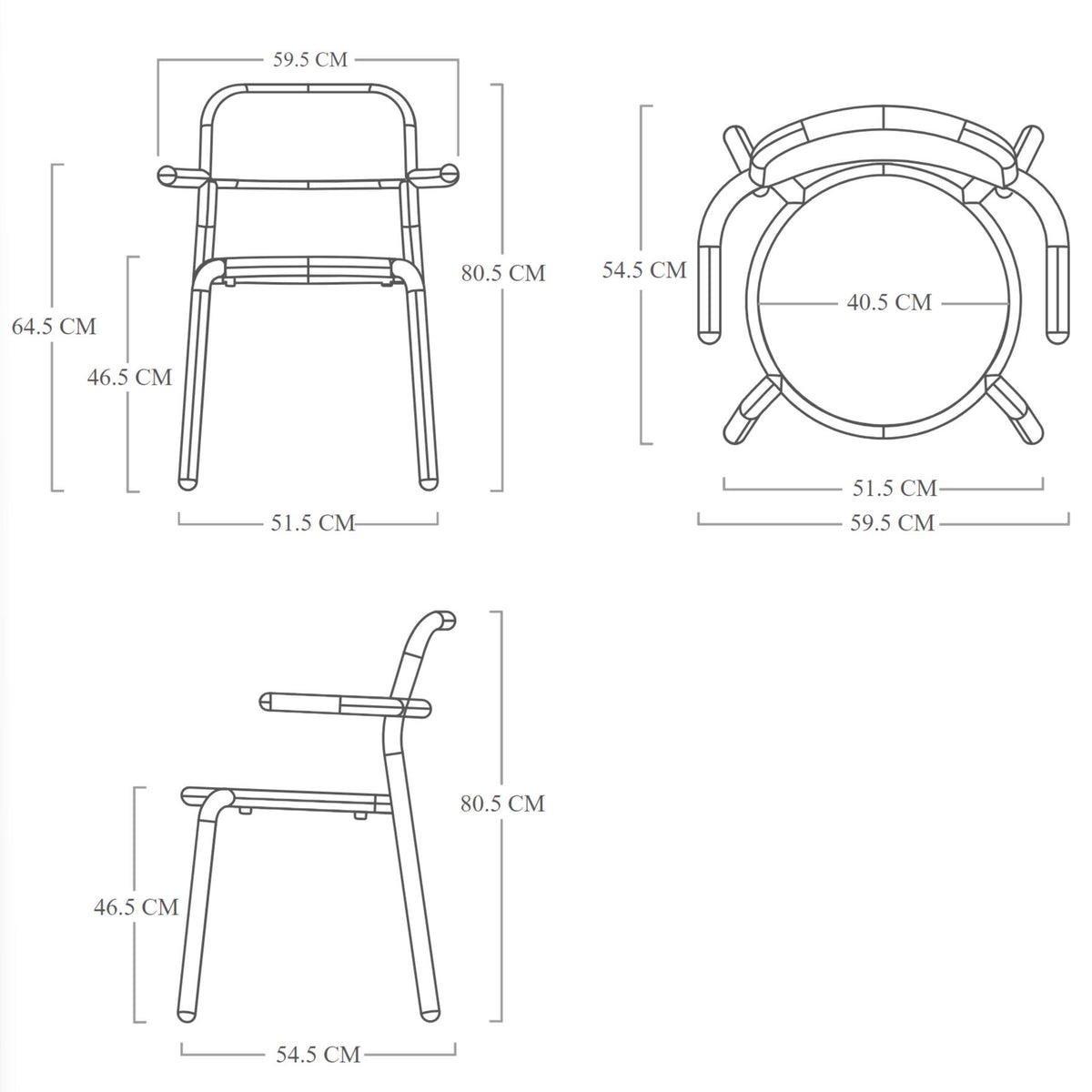 Fatboy Toní Fauteuil repas Outdoor 