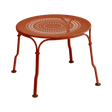 Fermob 1900 Table basse Ø45cm Orange confite E2 