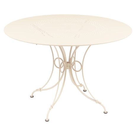 Fermob 1900 Table Ø 117cm Beige latte E8 