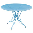 Fermob 1900 Table Ø 117cm Bleu maya E1 
