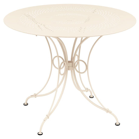 Fermob 1900 Table Ø 96cm Beige latte E8 