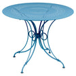 Fermob 1900 Table Ø 96cm Bleu maya E1 
