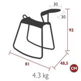 Fermob Adadesk Bureau d'Appoint à Bascule 