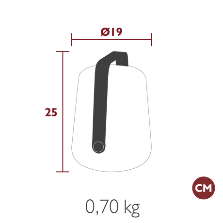 Fermob Balad² Bamboo Lampe h.25cm Modèle 2026 