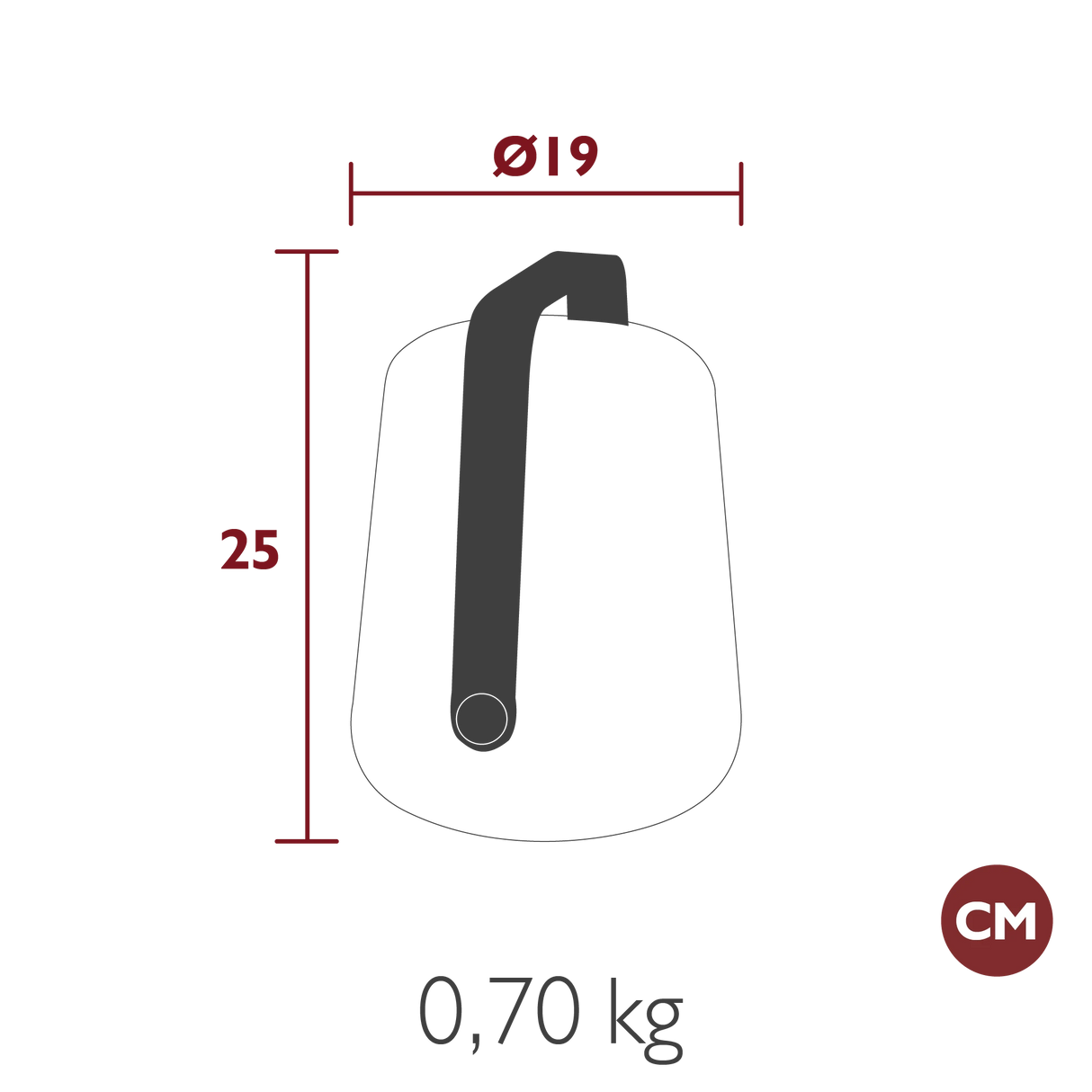 Fermob Balad² Lampe h.25cm Modèle 2026 