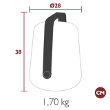 Fermob Balad² Lampe h.38cm Modèle 2026 