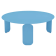 Fermob Bebop Table basse Ø 80cm Bleu maya E1 