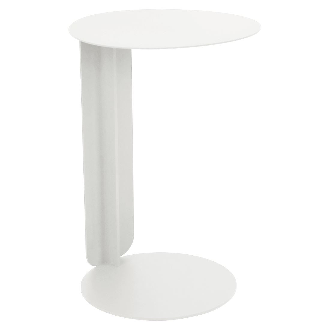 Fermob Bebop Table déportée Ø40cm - H: 60cm Blanc coton 01 