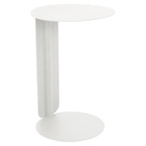 Fermob Bebop Table déportée Ø40cm - H: 60cm Blanc coton 01 