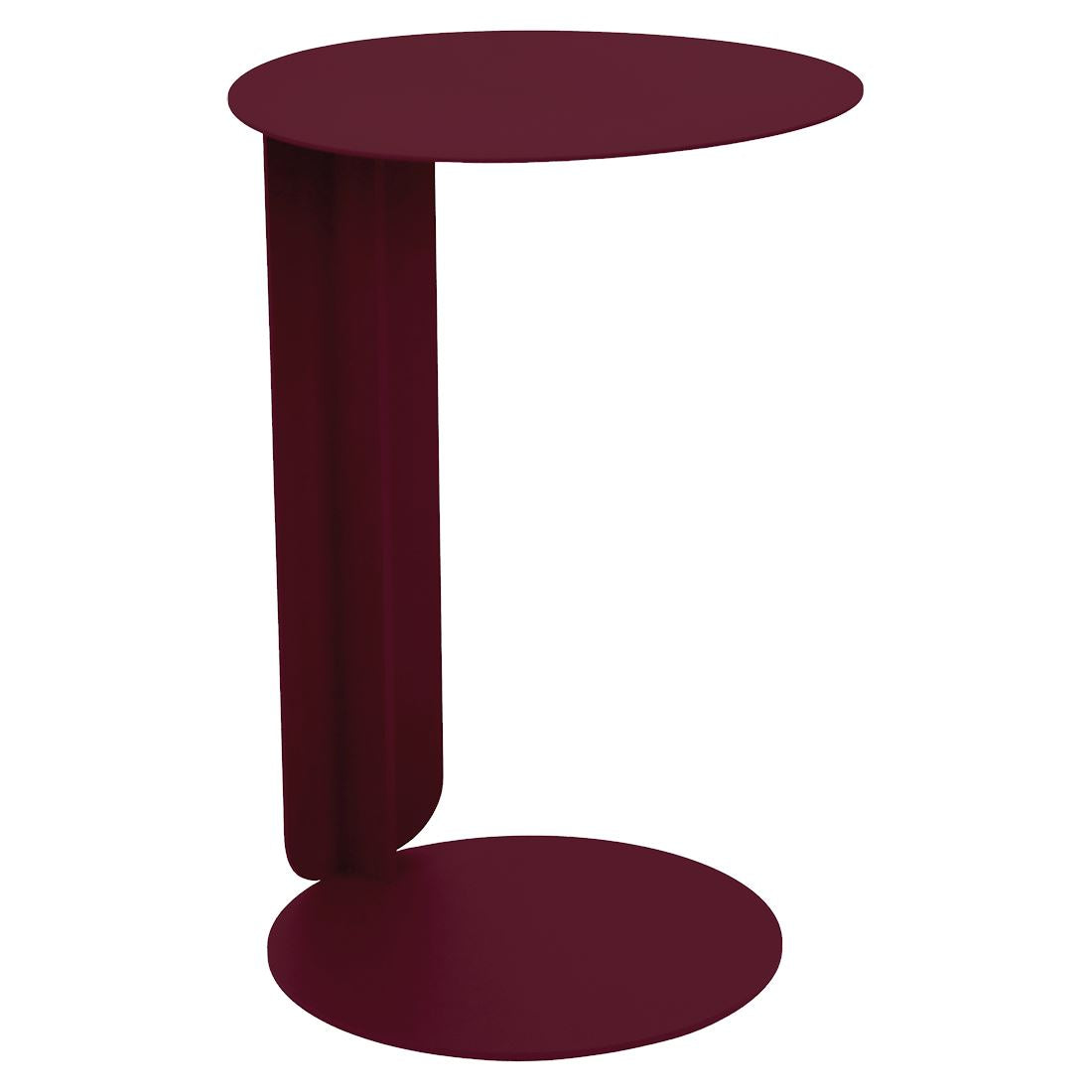Fermob Bebop Table déportée Ø40cm - H: 60cm Cerise noire B9 
