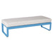 Fermob Bellevie Banquette 2 places Bleu maya E1 Blanc grisé 81 