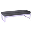 Fermob Bellevie Banquette 2 places Guimauve D1 Gris graphite A3 