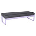 Fermob Bellevie Banquette 2 places Guimauve D1 Gris graphite A3 