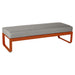 Fermob Bellevie Banquette 2 places Orange confite E2 Taupe grisé B8 