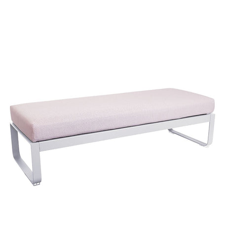 Fermob Bellevie Banquette 2 places Perle Blanc coton 01 