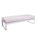Fermob Bellevie Banquette 2 places Perle Blanc coton 01 