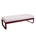 Fermob Bellevie Banquette 2 places Perle Cerise noire B9 